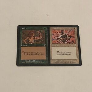 Magic the Gathering Wax/Wane Card